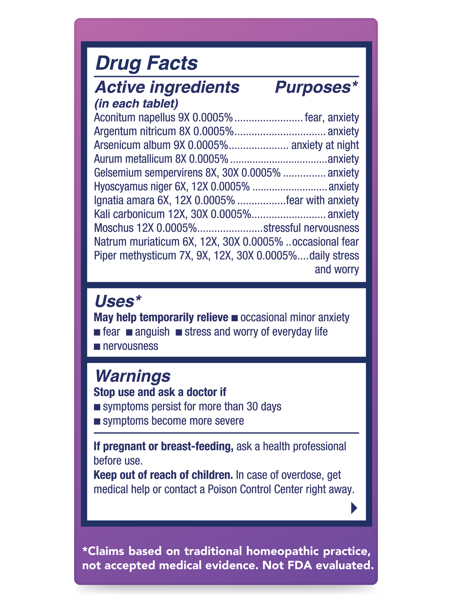 Anxiety Relief (120T)