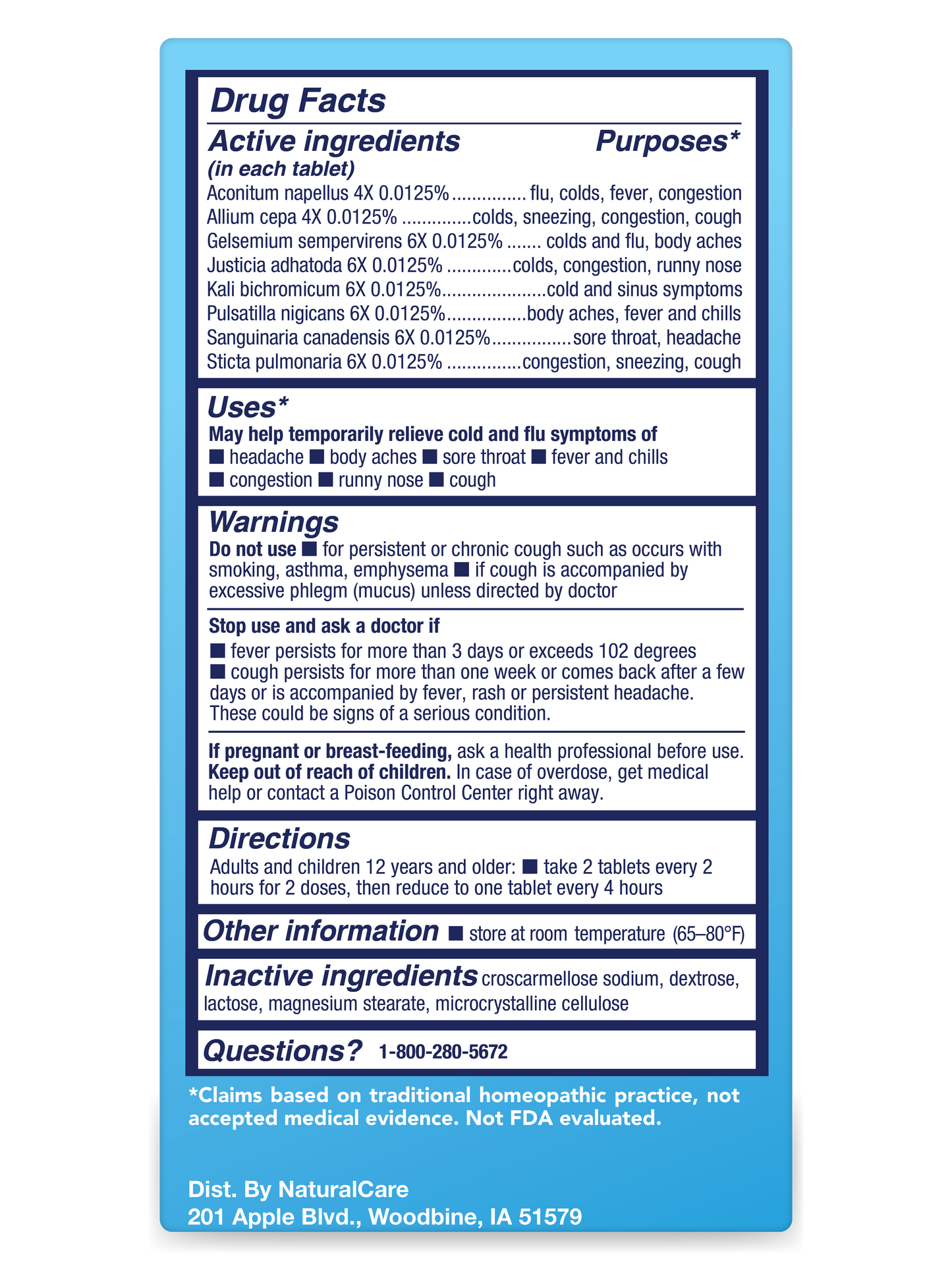 Cold & Flu Relief (60T)