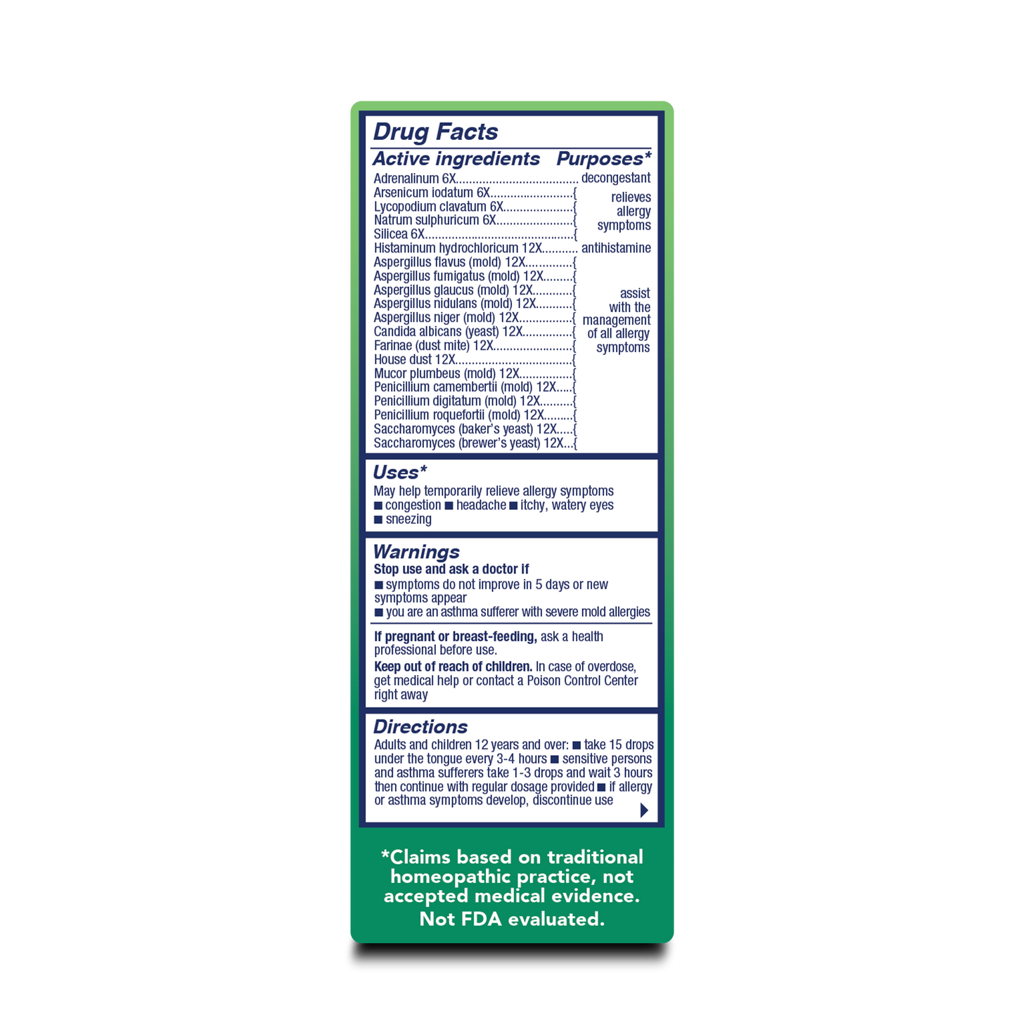 bioAllers Mold, Yeast & Dust 1 oz.