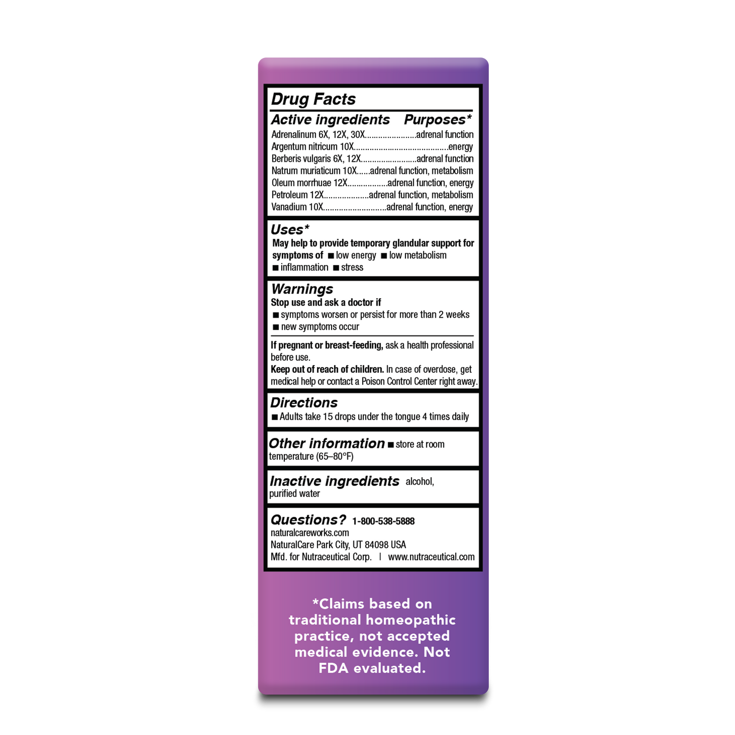 Adrenal Support Liquid 1 oz.